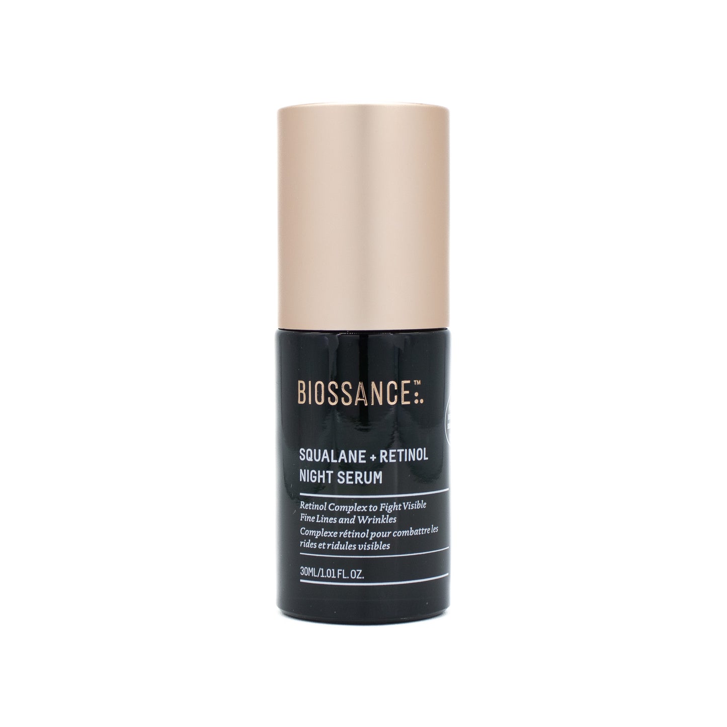 BIOSSANCE Squalane + Retinol Night Serum 1.01oz - Small Amount Missing