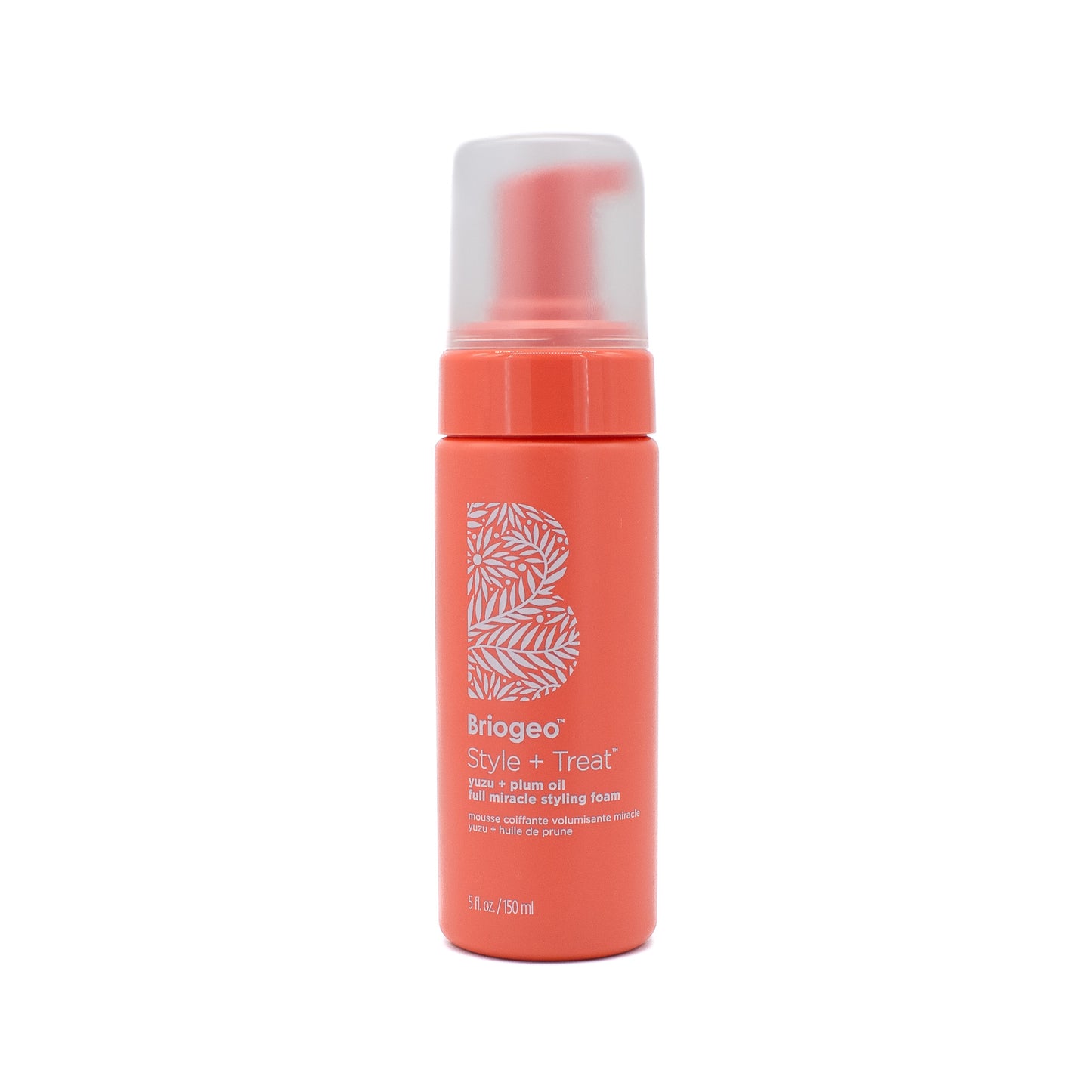Briogeo Style + Treat Yuzu + Plum Oil Full Miracle Styling Foam 5oz - Small Amount Missing