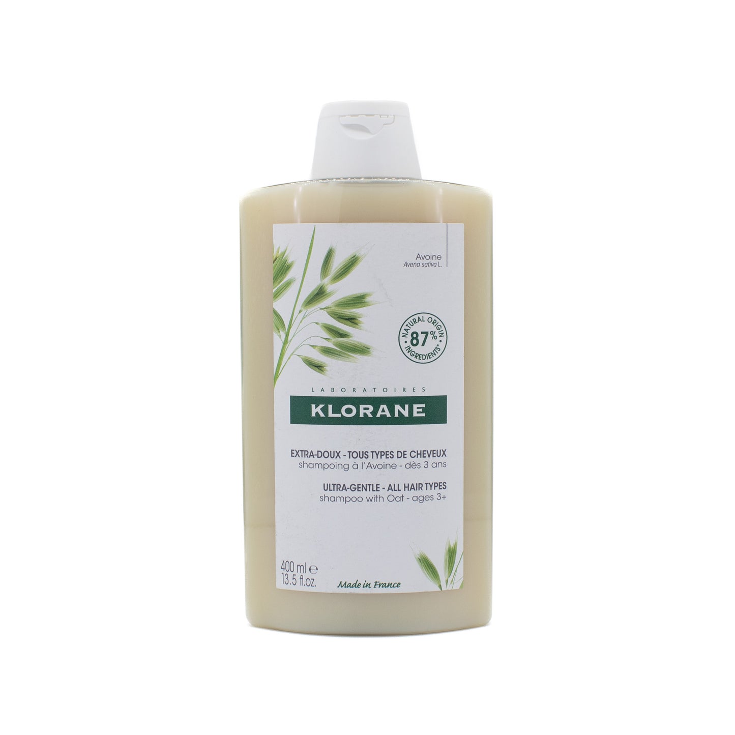 KLORANE Ultra-Gentle All Hair Types Shampoo With Oat 13.5oz - New