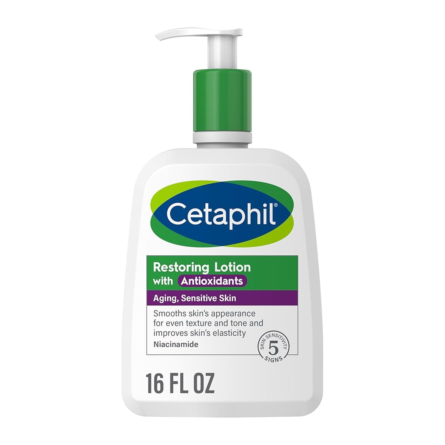Cetaphil Restoring Antioxidant Body Lotion Unscented 16 fl oz - New