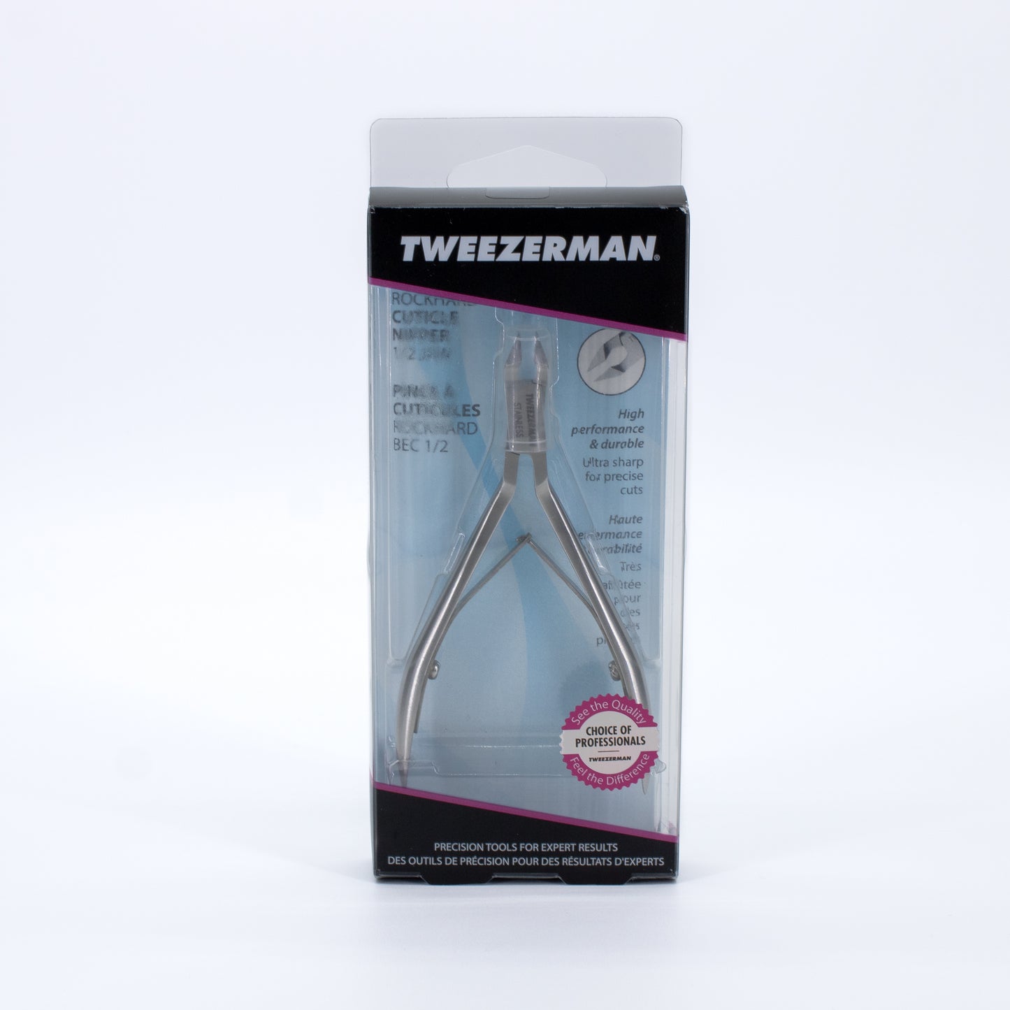 TWEEZERMAN Rockhard Cuticle Nipper - Imperfect Box - This is Beauty US