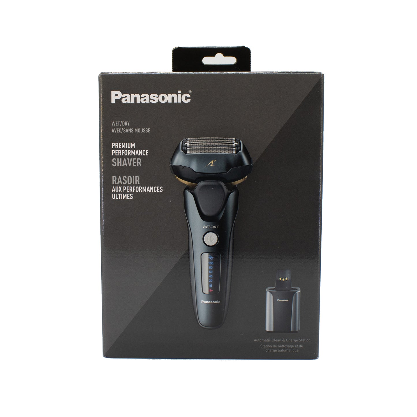Panasonic ARC5 ES-LV97 Electric Razor with Cleaning System in Black - New