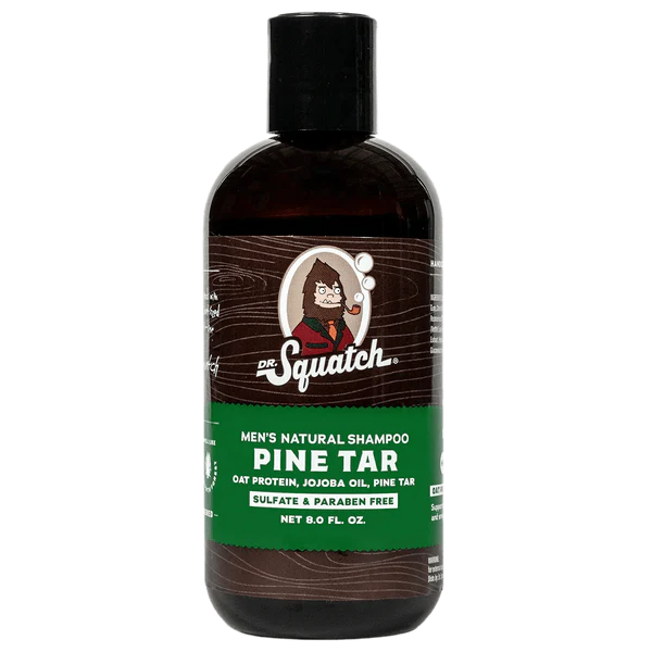 DR. SQUATCH Shampoo Pine Tar 8oz - New