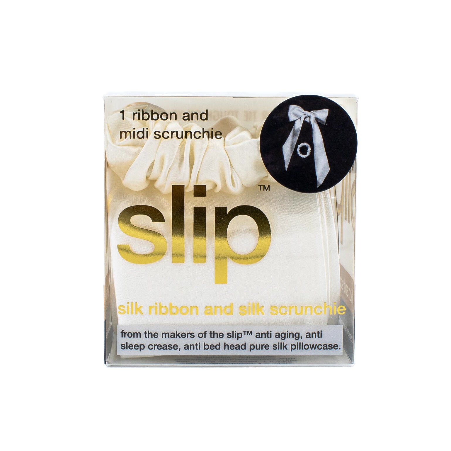 Slip Pure Silk ribbon and scrunchie set Choose one Slip Pure Silk Multi Midi Scrunchies Hair Tie, Assorted  main image 4