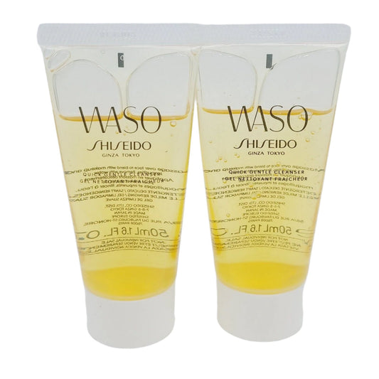 SHISEIDO Waso Quick Gentle Cleanser 1.6oz (2 Pack) - New