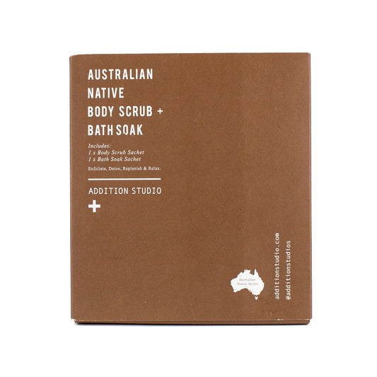 ADDITION STUDIOS Australian Native Body Scrub + Bath Soak - Imperfect Box