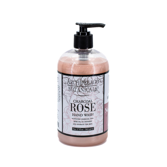 ARCHIPELAGO Charcoal Rose Hand Wash 17oz - Imperfect Container