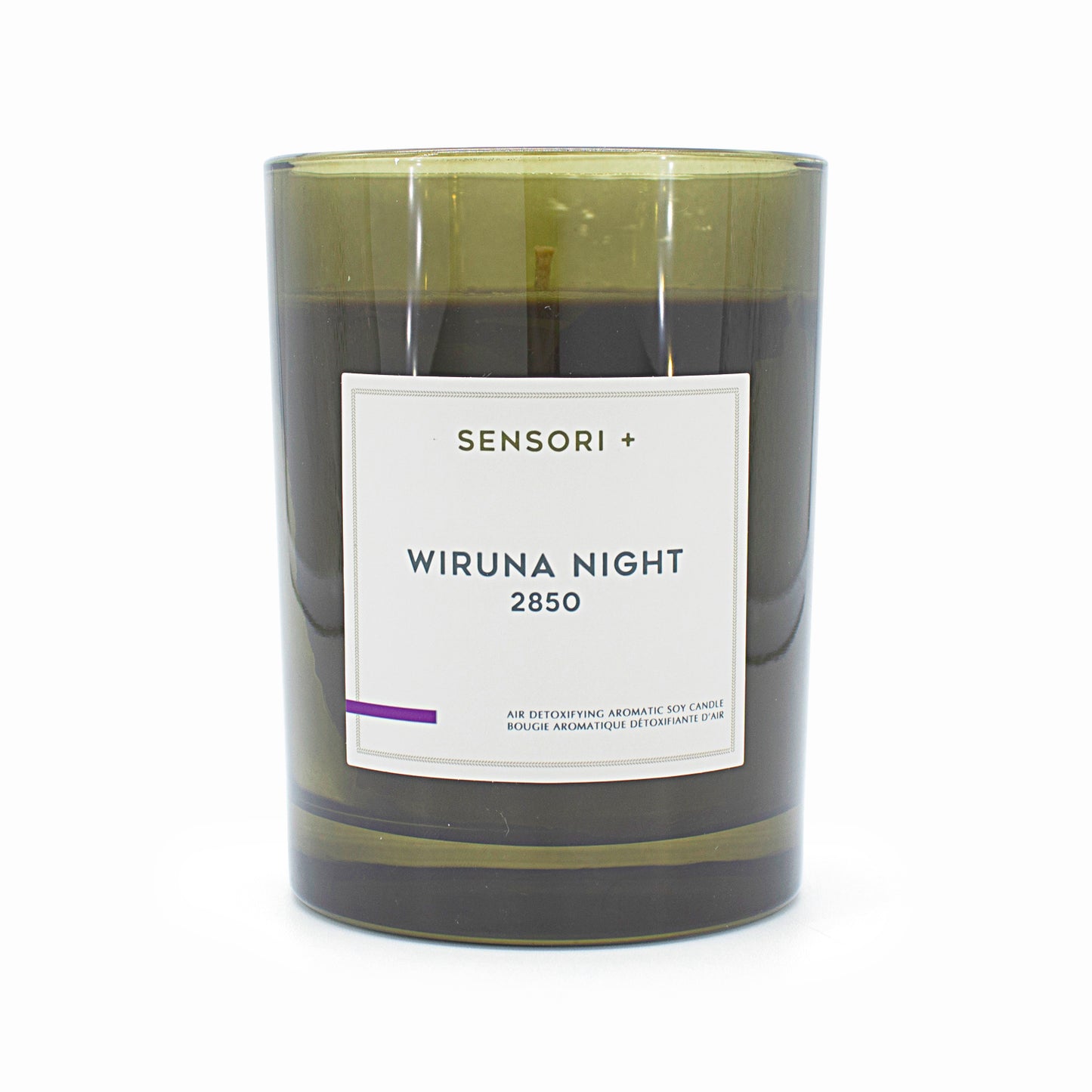 SENSORI+ Detoxifying Soy Candle WIRUNA NIGHT 2850 9oz - Missing Box