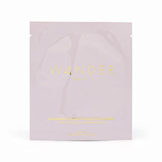 WANDER BEAUTY Baggage Claim Gold Eye Masks 6 PAIRS - Imperfect Box