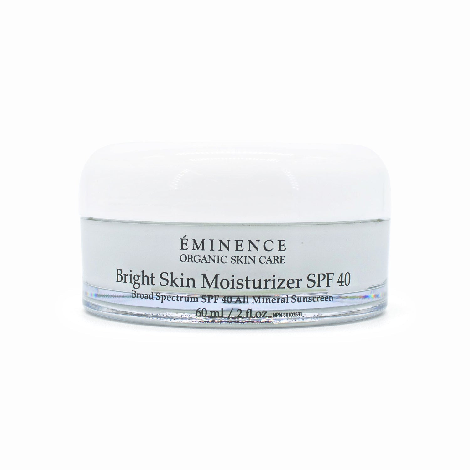 Eminence Organic Bright Skin Moisturizer Spf 40 2oz Imperfect Box