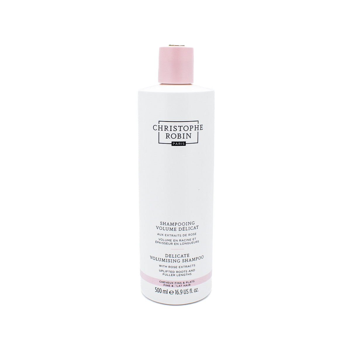 CHRISTOPHE ROBIN Delicate Volumizing Shampoo with Rose Extracts 16.9oz - Missing Pump