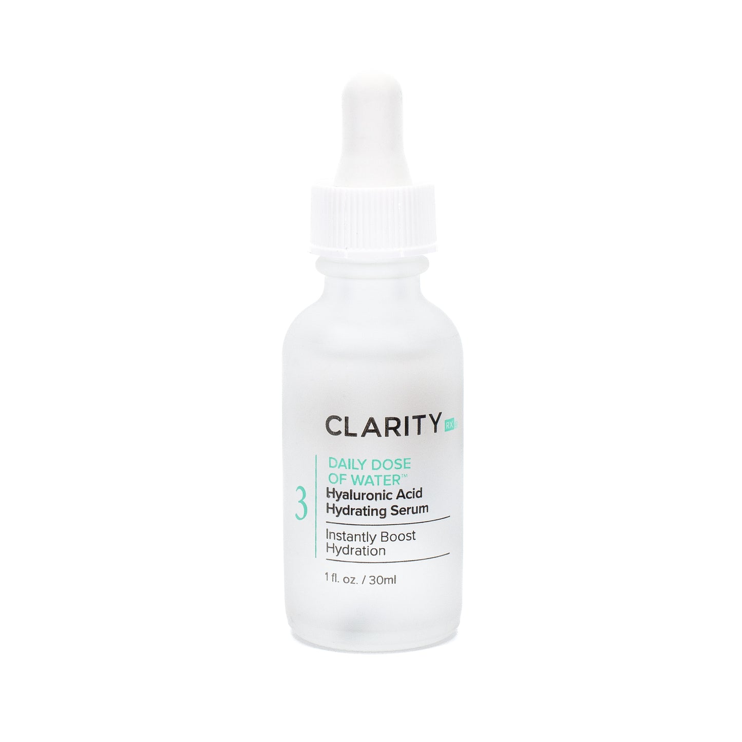 CLARITY RX Daily Dose of Water Hyaluronic Acid Hydrating Serum 1oz - Small Amount Missing