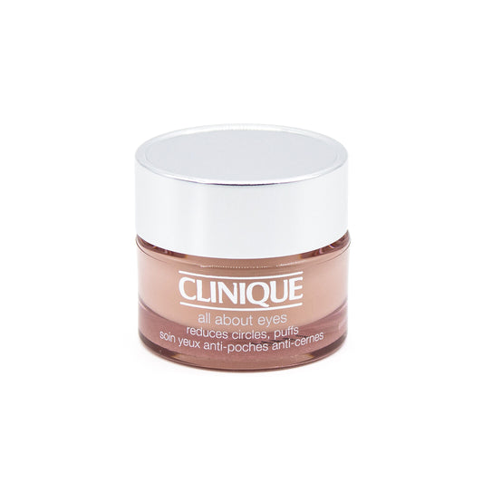 CLINIQUE All About Eyes Reduces Circles, Puffs .5oz - Missing Box