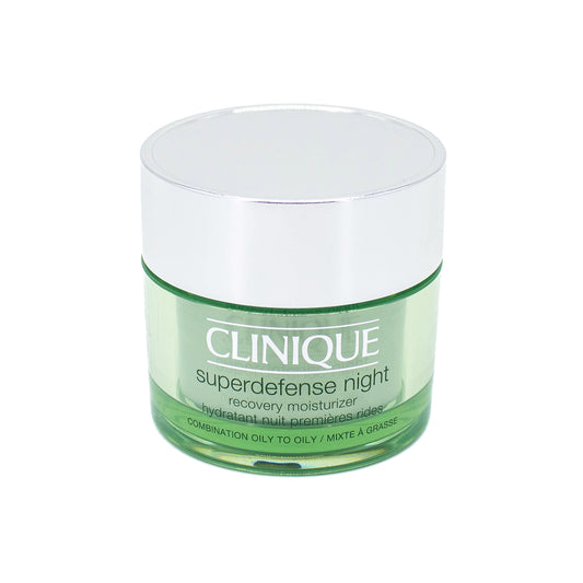 CLINIQUE Superdefense Night Recovery Moisturizer Combination/Oily 1.7oz - Missing Box