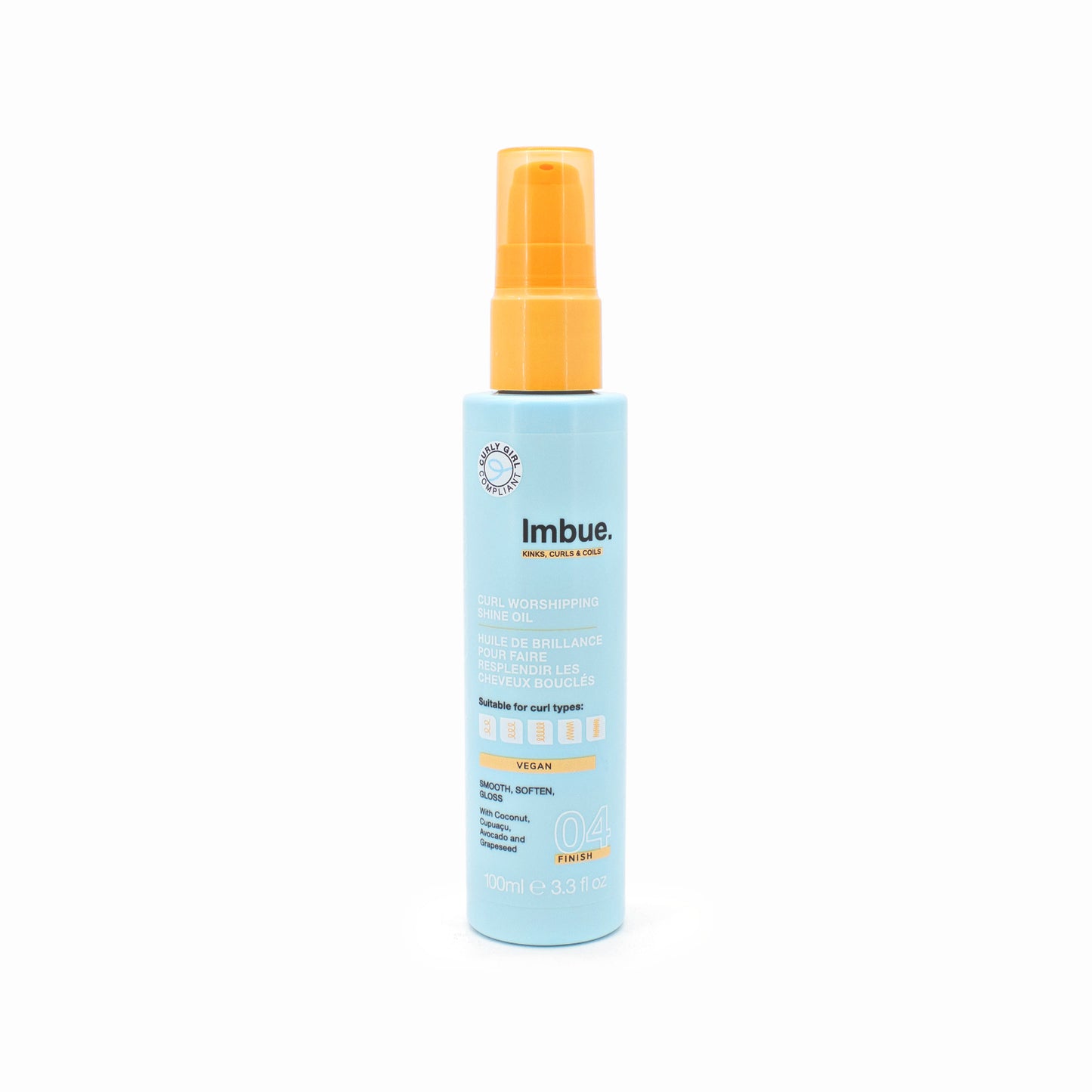 Imbue Curl Worshipping Shine Oil 3.3oz - Small Amount Missing