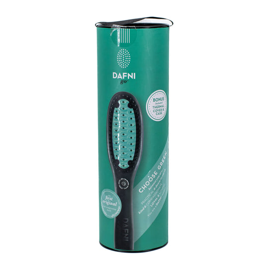 DAFNI go Hair Straightening Brush CHOOSE GREEN - Imperfect Box