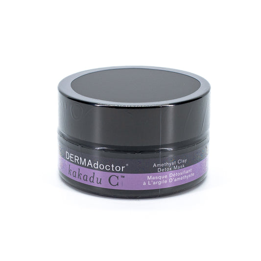 DERMAdoctor Kakadu C Amethyst Clay Detox Mask 1.69oz - Imperfect Box