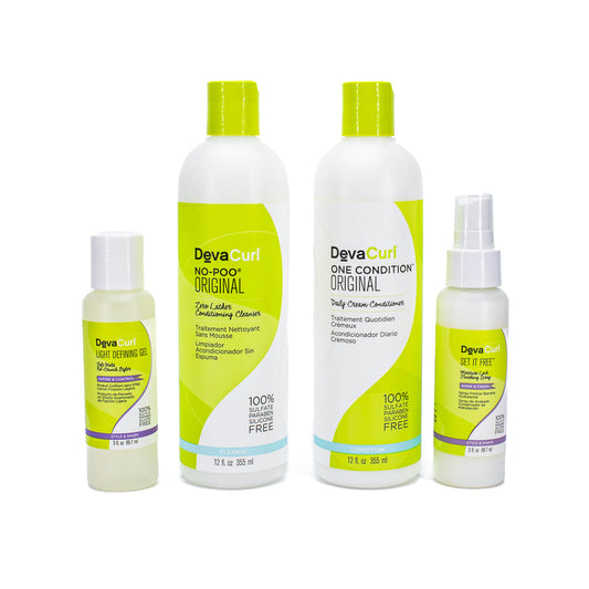 DevaCurl Share The Curly Love kit 4 pieces - Imperfect Box