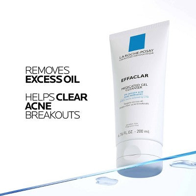 La Roche Posay Effaclar Acne Face Cleanser Medicated Gel 6.76 fl oz - Imperfect Container