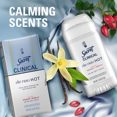 Secret Clinical Women's Deodorant Lavender & Jasmine 2.6oz - Imperfect Box