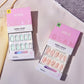 Kiss Glam Embellished Press-On Fake Nails Medium Coffin Dusk Mirage 35ct - Imperfect Box
