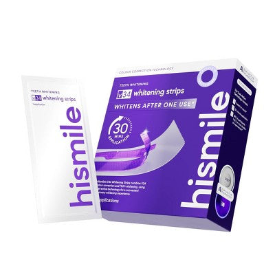 Hismile V34 Teeth Whitening Strips 14pk - Imperfect Box