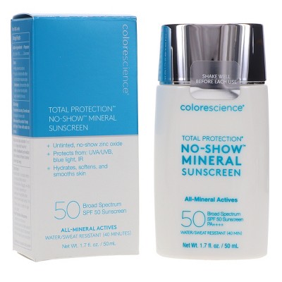 Colorescience Sunforgettable Total Protection No-Show Mineral SPF 50 1.7 oz - New