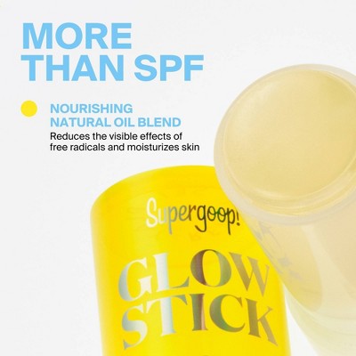 Supergoop! Glow Stick Dry Oil Sunscreen for Face and Body SPF 50 0.7oz - New