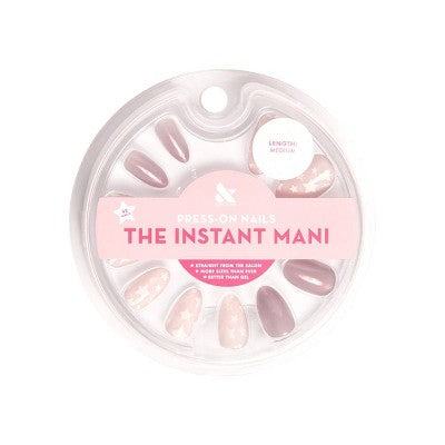Olive & June Press-On Fake Nails M Almond Mermaid Hair & Super Stars 42ct - New