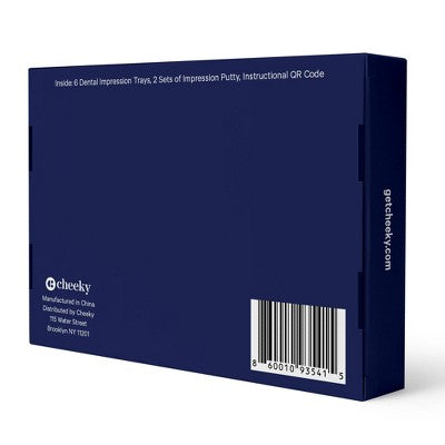 Cheeky Oral Care Custom Mouth Guard & Dental Impression Kit for Teeth Grinding & Clenching - Imperfect Box