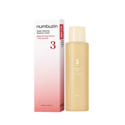 numbuzin No.3 Super Glowing Essence Face Toner 6.76 fl oz - Imperfect Box