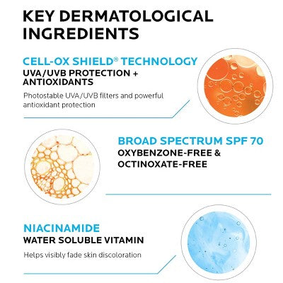 La Roche Posay Anthelios UV Correct Daily Anti-Aging Face Sunscreen SPF 70 1.7 fl oz - Imperfect Box