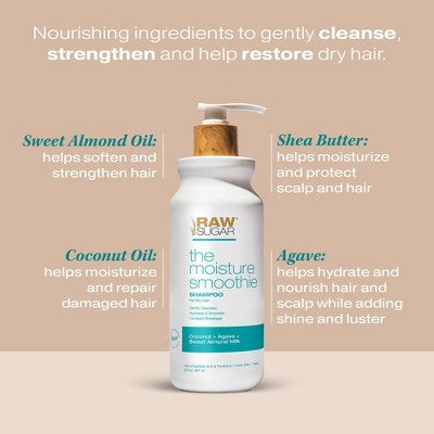 Raw Sugar The Moisture Smoothie Shampoo 30 fl oz - New
