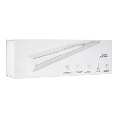 Kristin Ess Titanium Flat Iron Hair Straightener and Curler Dual Voltage 1.25" - Imperfect Box