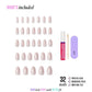 KISS Nails GLAM Jeweled Press-On Fake Nails Medium Almond Ripple 35ct - New
