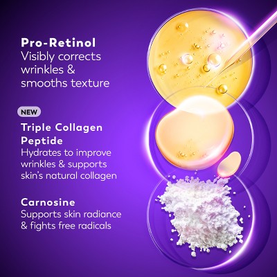 Olay Regenerist Retinol 24 + Peptide Night Face Moisturizer Trial Size 0.5oz - New