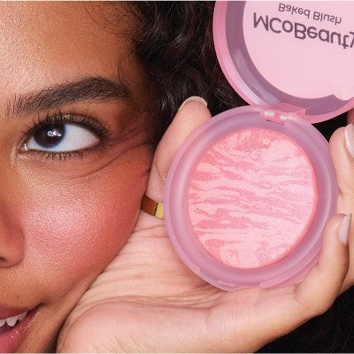MCoBeauty Baked Blush Peachy Pink 0.14oz - New