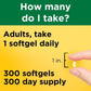 Nature Made Vitamin D3 1000 IU (25 mcg), Bone Health and Immune Support Softgel 300ct - New