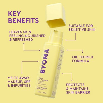 BYOMA Milky Oil Face Cleanser 3.38 fl oz - New