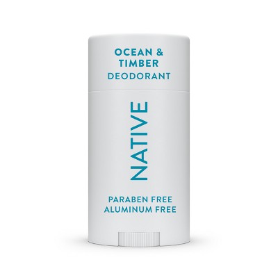 Native Solid Deodorant for Men & Women Ocean & Timber  Aluminum-Free 2.65oz - New