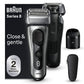BRAUN SERIES 8-8567CC RECHARGEABLE WET & DRY SHAVER + SMARTCARE CENTER - Imperfect Box