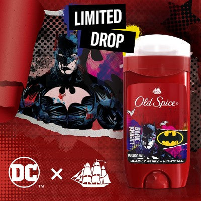 Old Spice Deodorant, Body Wash Shampoo Holiday DC Batman Gift Set 4pc 15.9oz - Imperfect Box