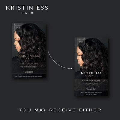 Kristin Ess Hair Gloss in Bittersweet Semi Permanent Dye + Toner 4 fl oz - Imperfect Box