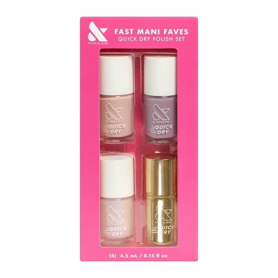 Olive & June Quick Dry Nail Polish Set 4ct - Imperfect Box