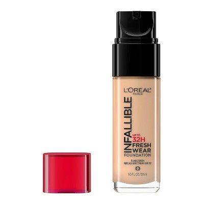 L'Oreal Paris Infallible 32HR Fresh Wear Foundation SPF 25 450 Rose Beige 1 fl oz - New