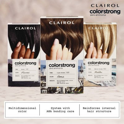 Clairol ColorStrong Permanent Hair Color Dye Kit 6 Light Brown - Imperfect Box
