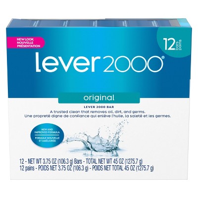 Lever 2000 Original Scent Bar Soap Scented 3.75oz/12pk - New