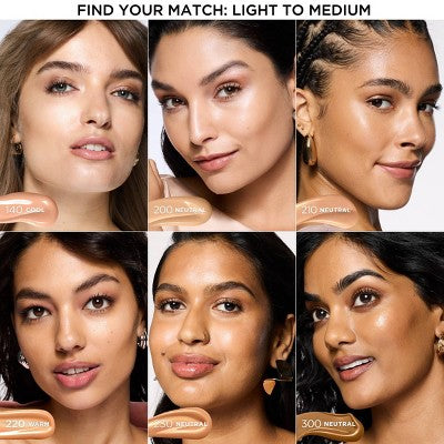 L'Oreal Paris Lumi Le Glow Tint Liquid Skin Tint 200 Neutral 0.84 fl oz - Imperfect Container