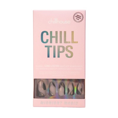 Chillhouse Chill Tips Press-On Fake Nails Midnight Magic 24ct - Imperfect Box