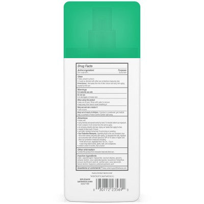 Native Mineral Sunscreen Spray Pear & Coconut Water SPF 30 7 fl oz - Imperfect Container